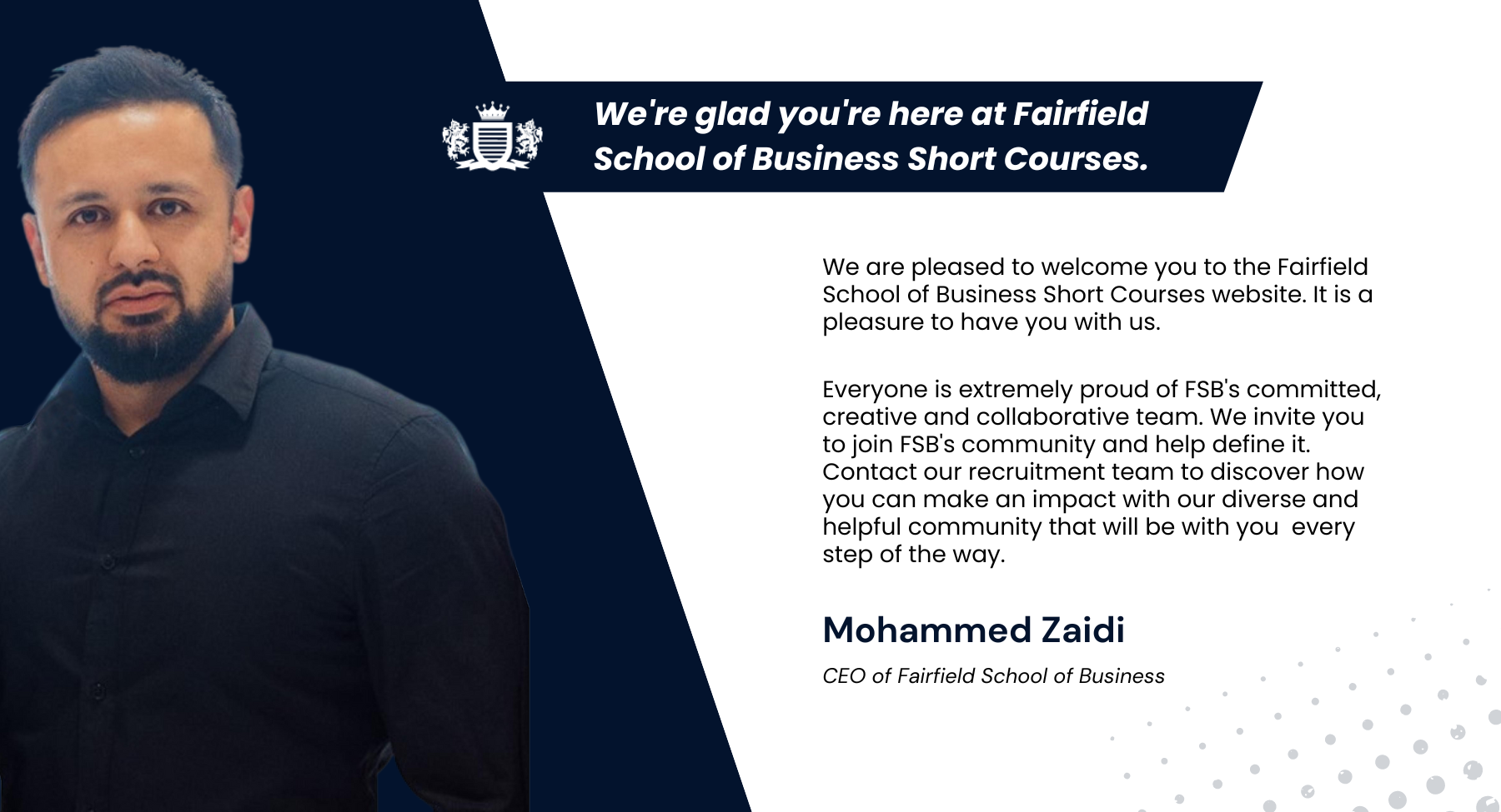 Meet The Team FSB Short Courses Meet the team fsb short courses